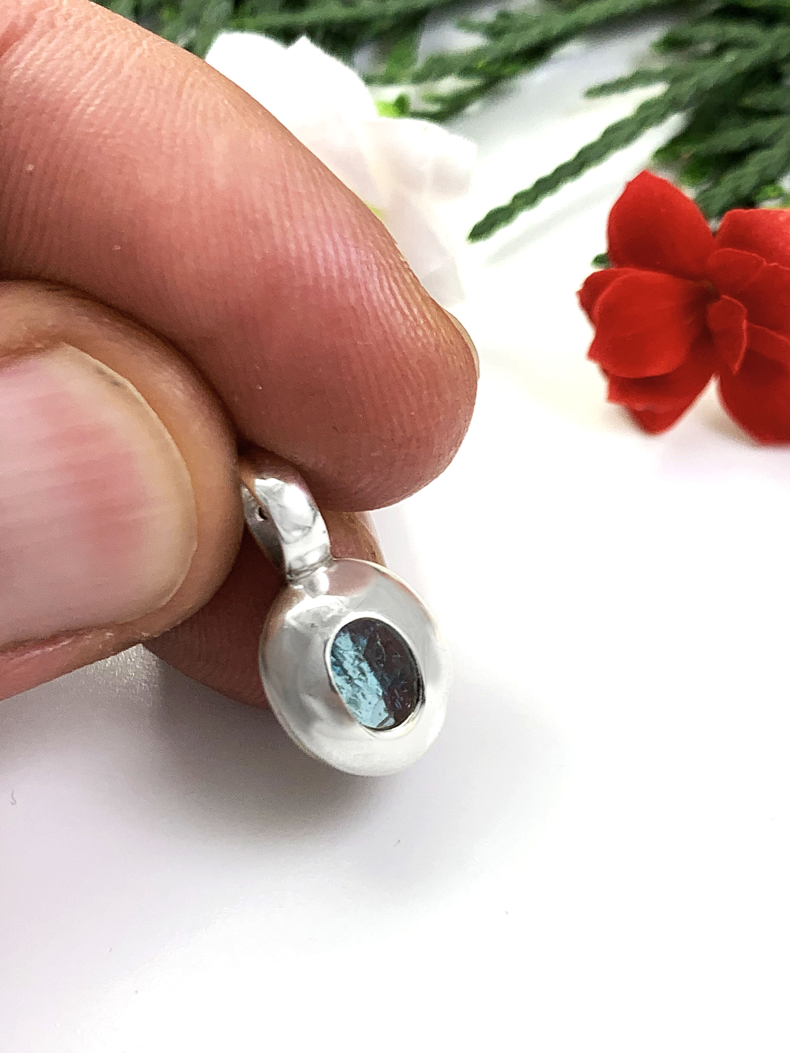 Paraiba Apatite Pendant