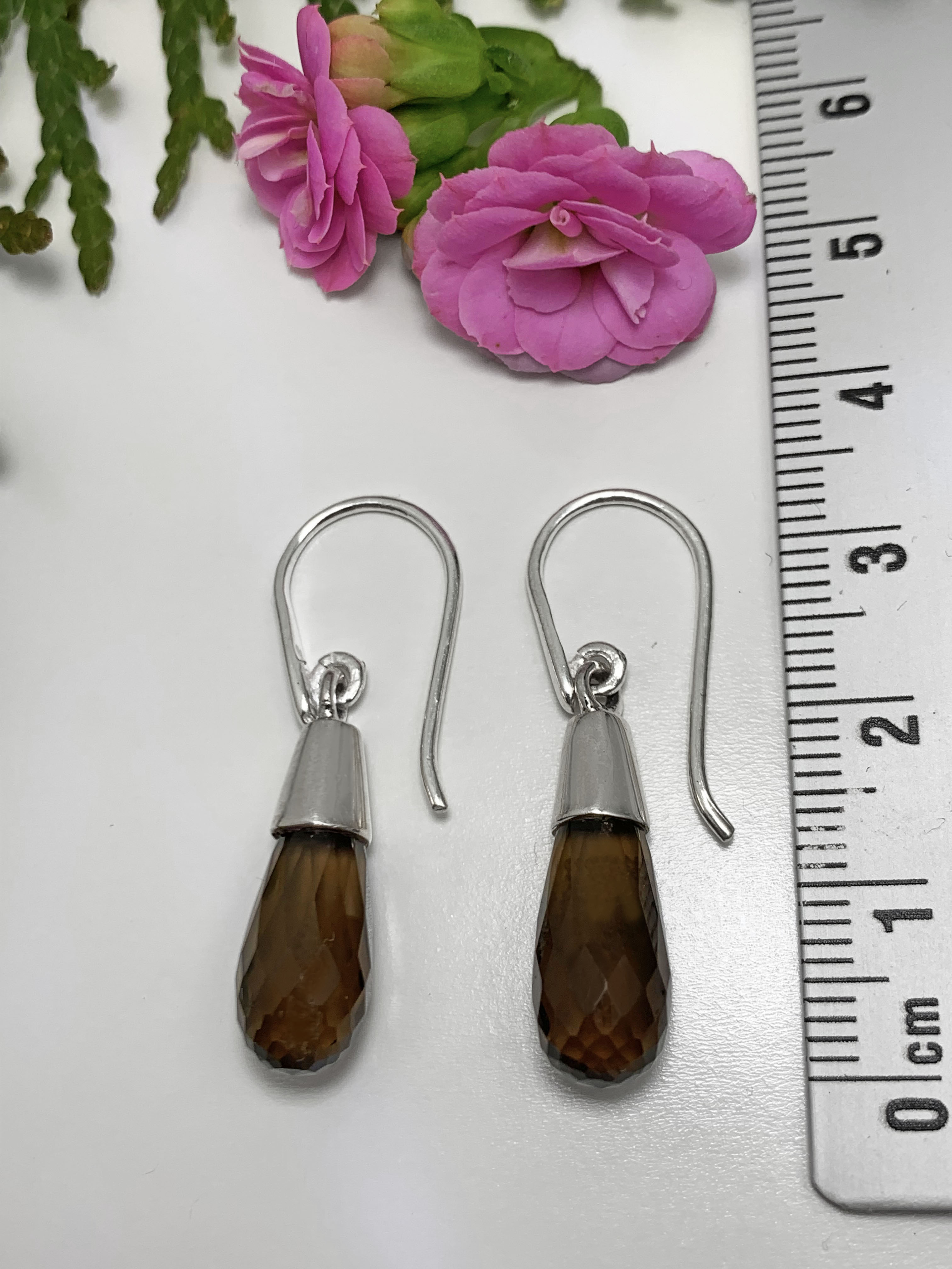 Smoky Quartz Earrings