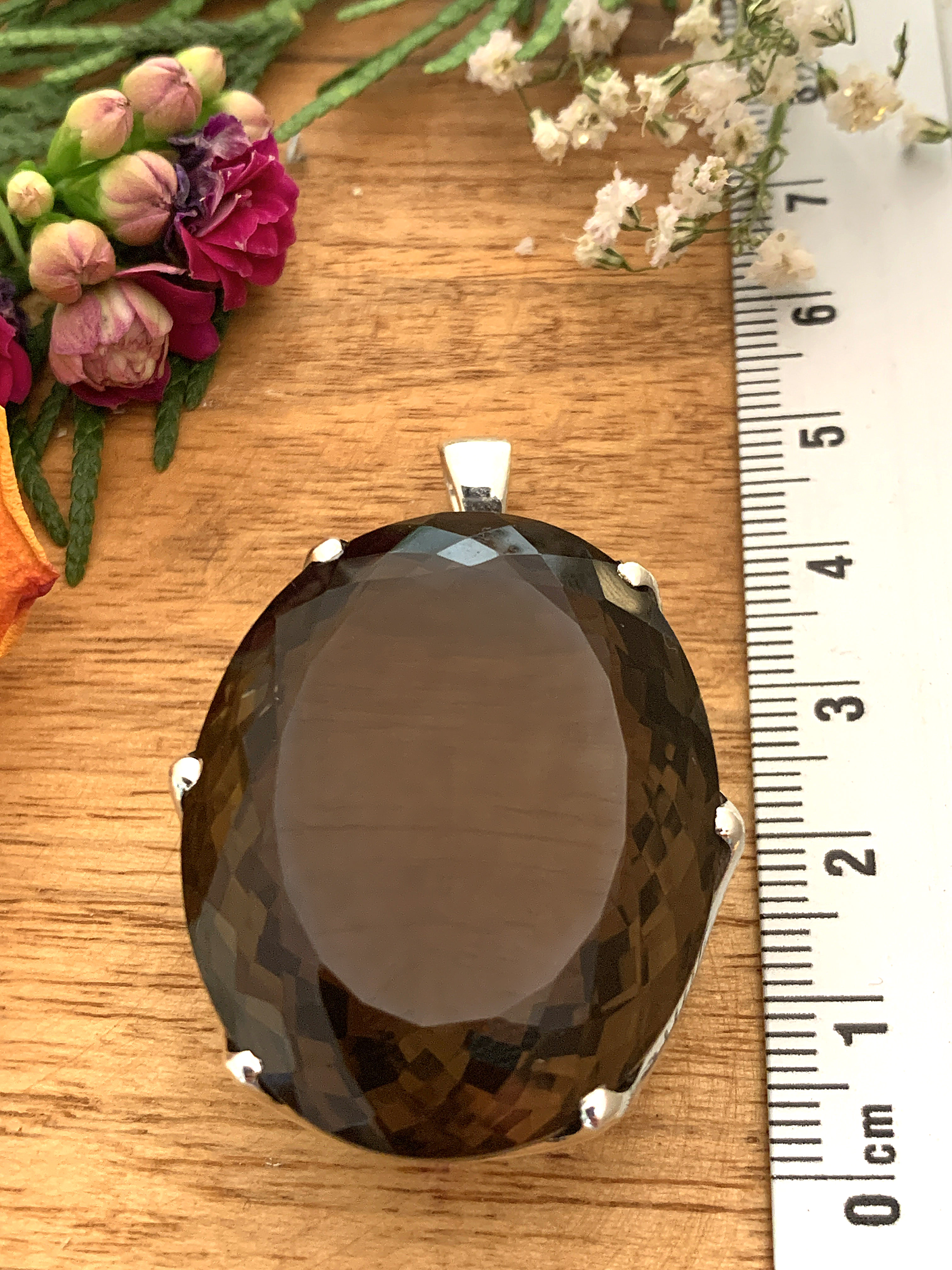 Smoky Quartz Pendant L