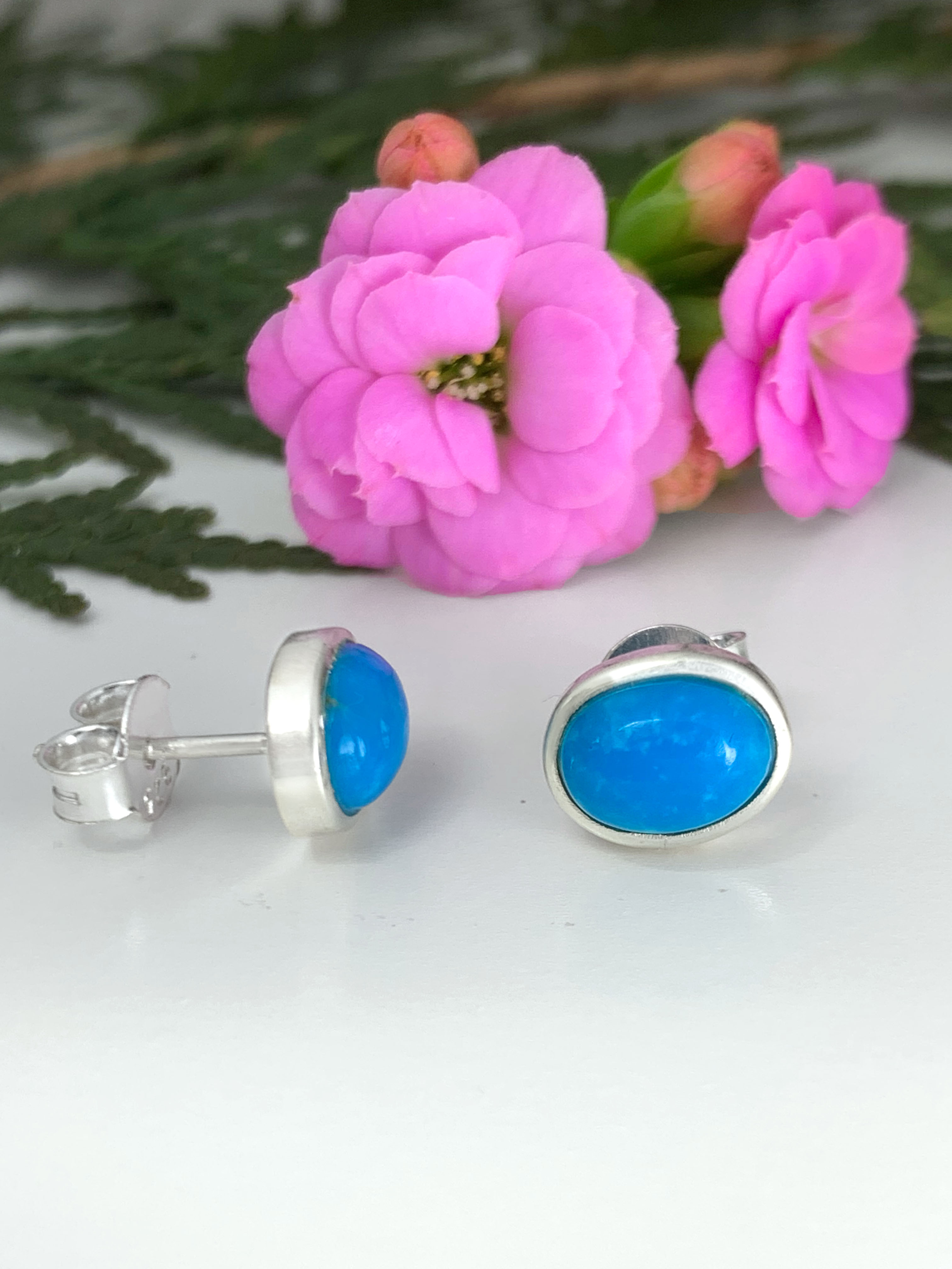Turquoise Stud Earrings - TOP
