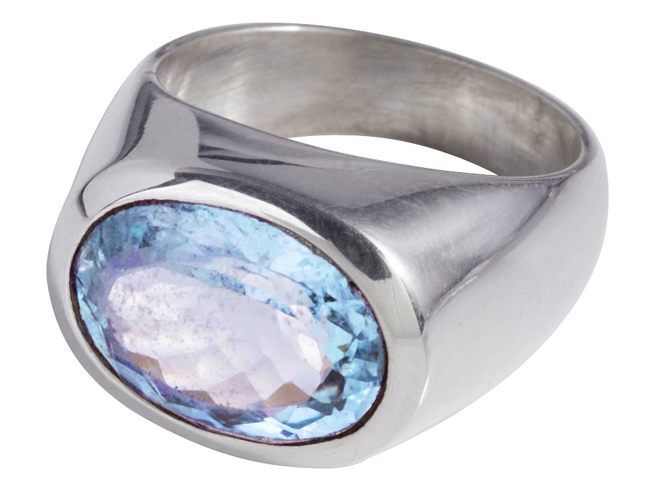 01735970a23e86815 Blue Topaz ring  - 54