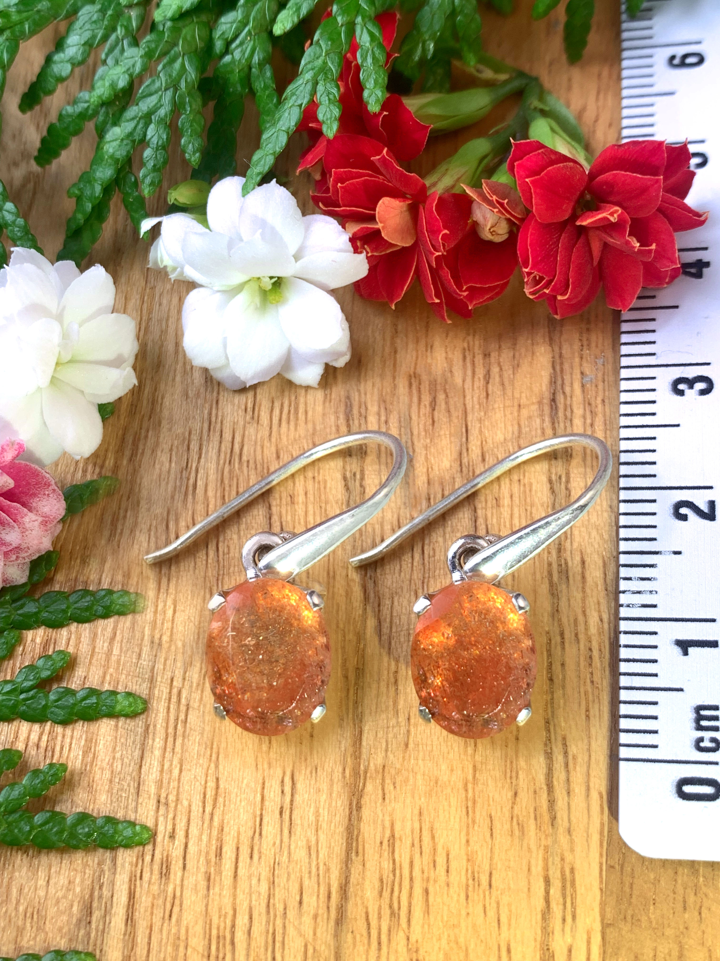 Sun Stone Earrings 