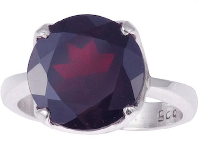 Garnet ring  - 54