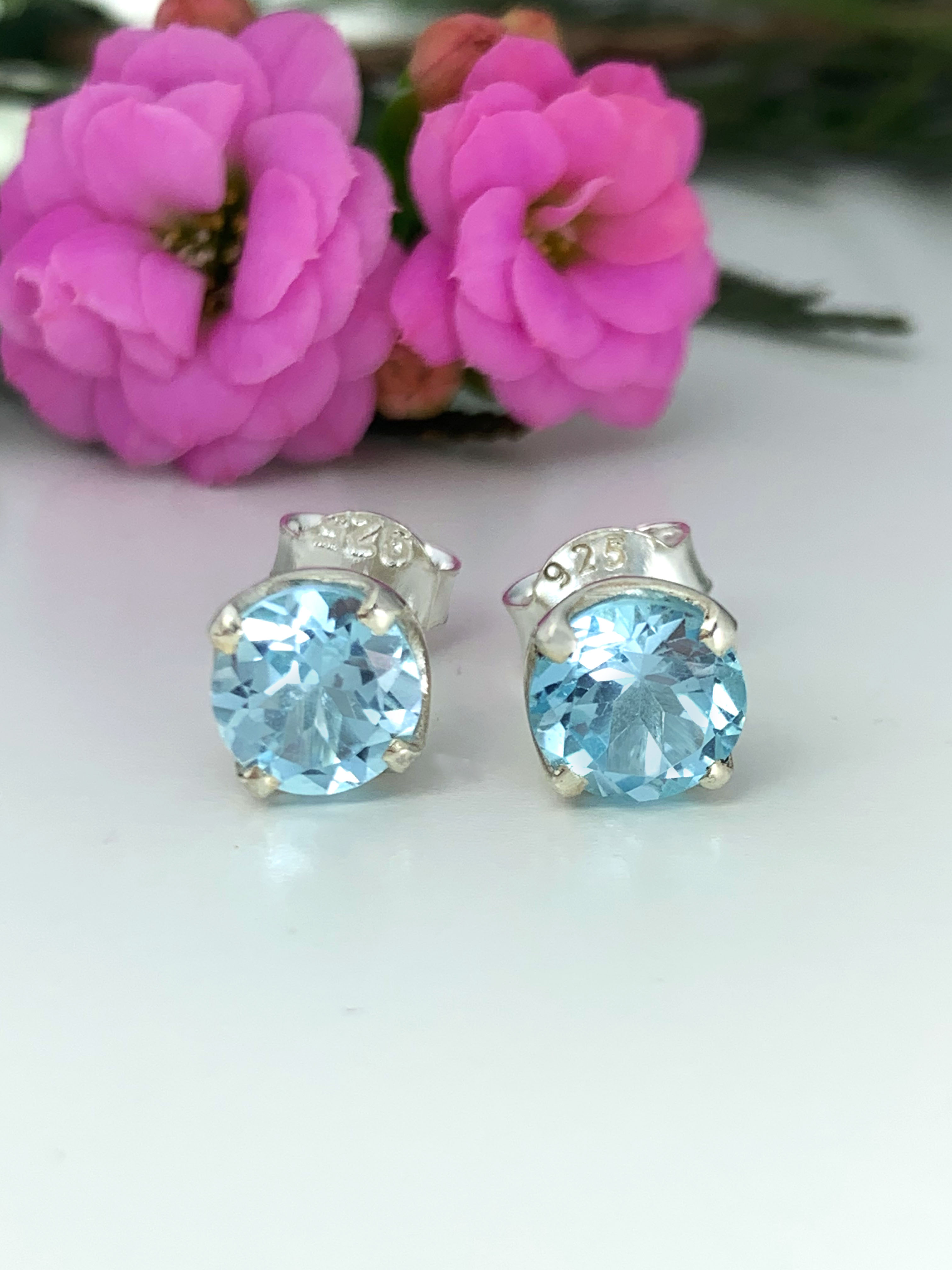 blautopas-ohrstecker-blue-topaz-studs-ohr00910-4 Blautopas Ohrstecker - Sky Blue