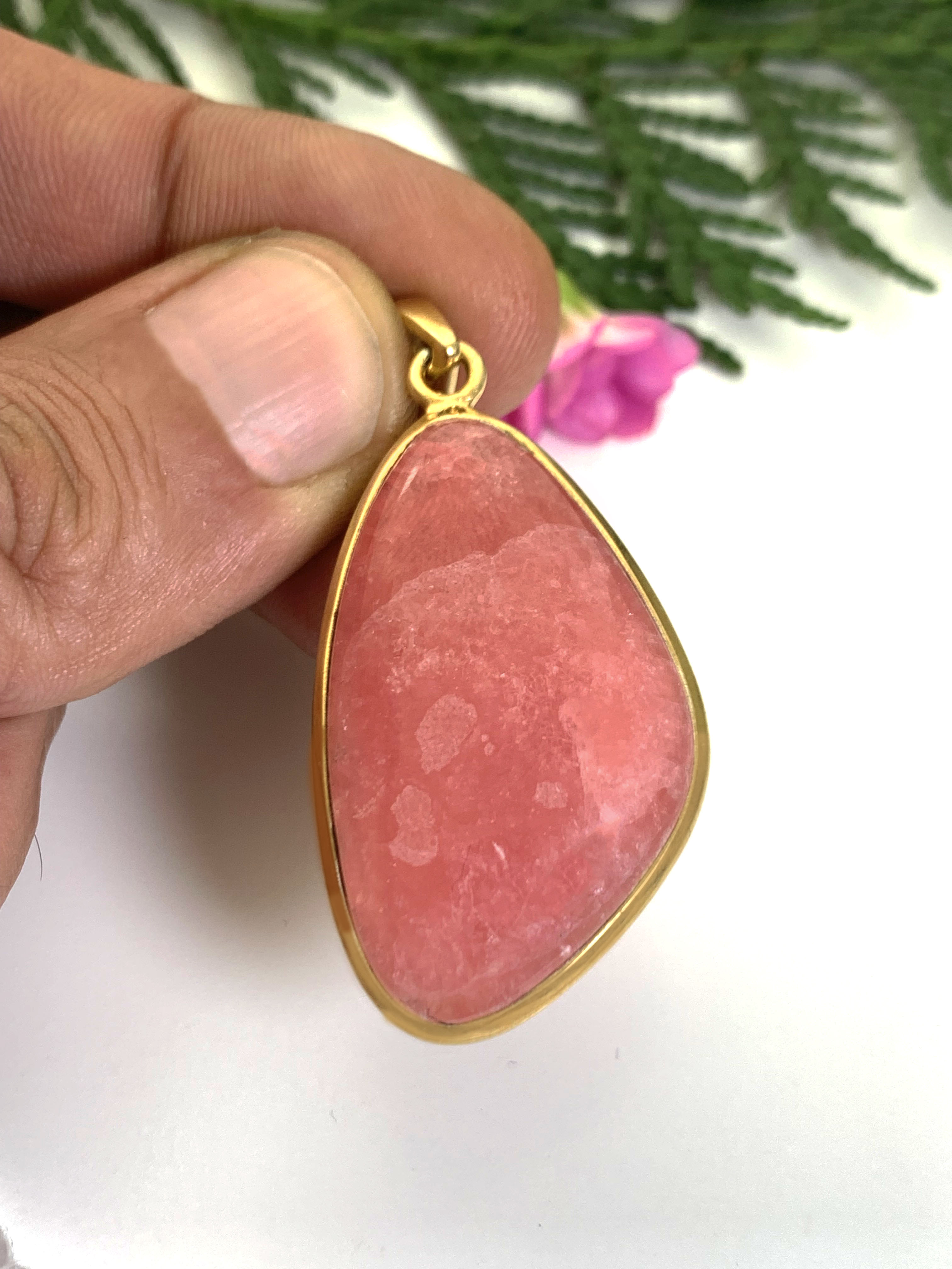 Rhodochrosite Pendant 