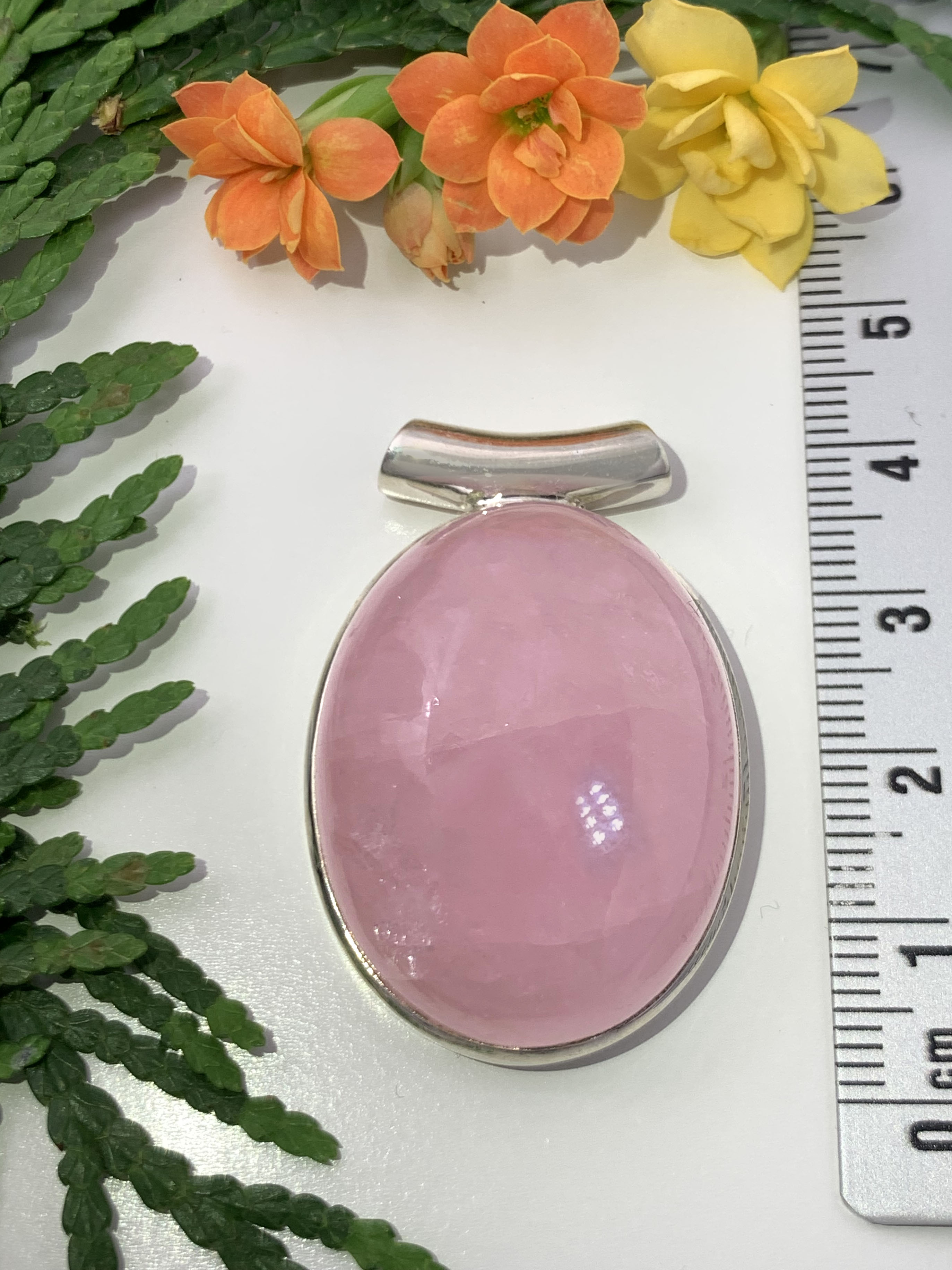 Morganite Pendant - XL