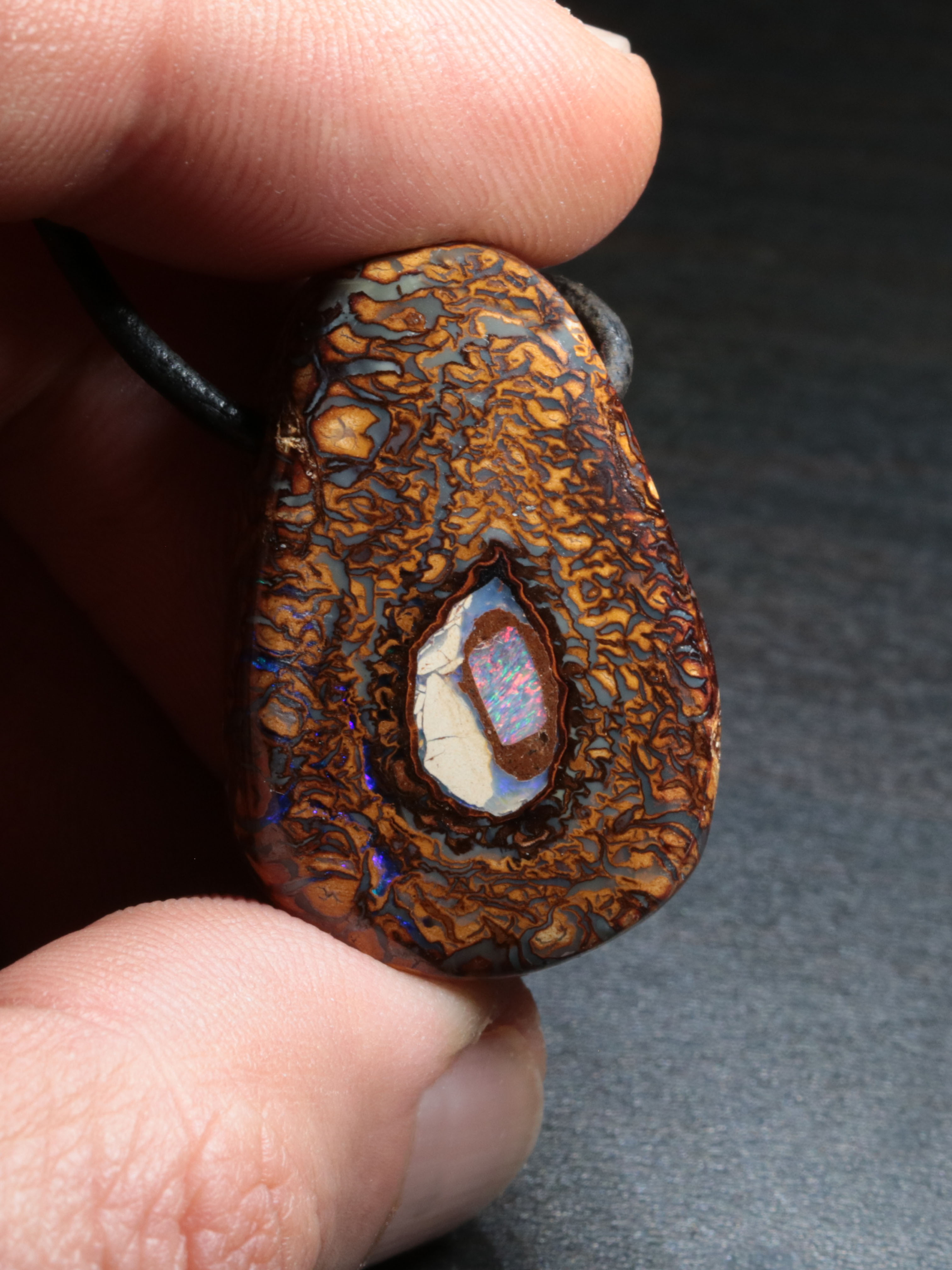 Boulder Opal Pendant