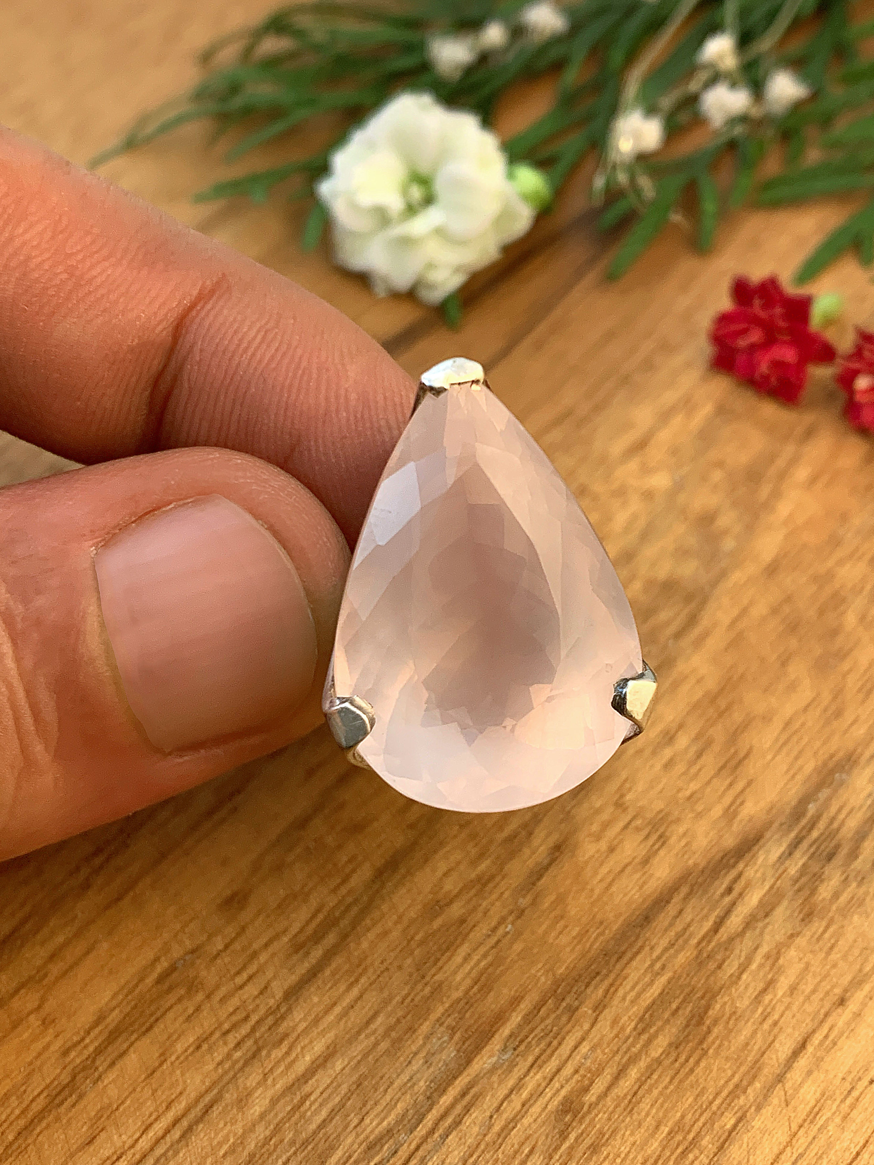 Rose Quartz Ring