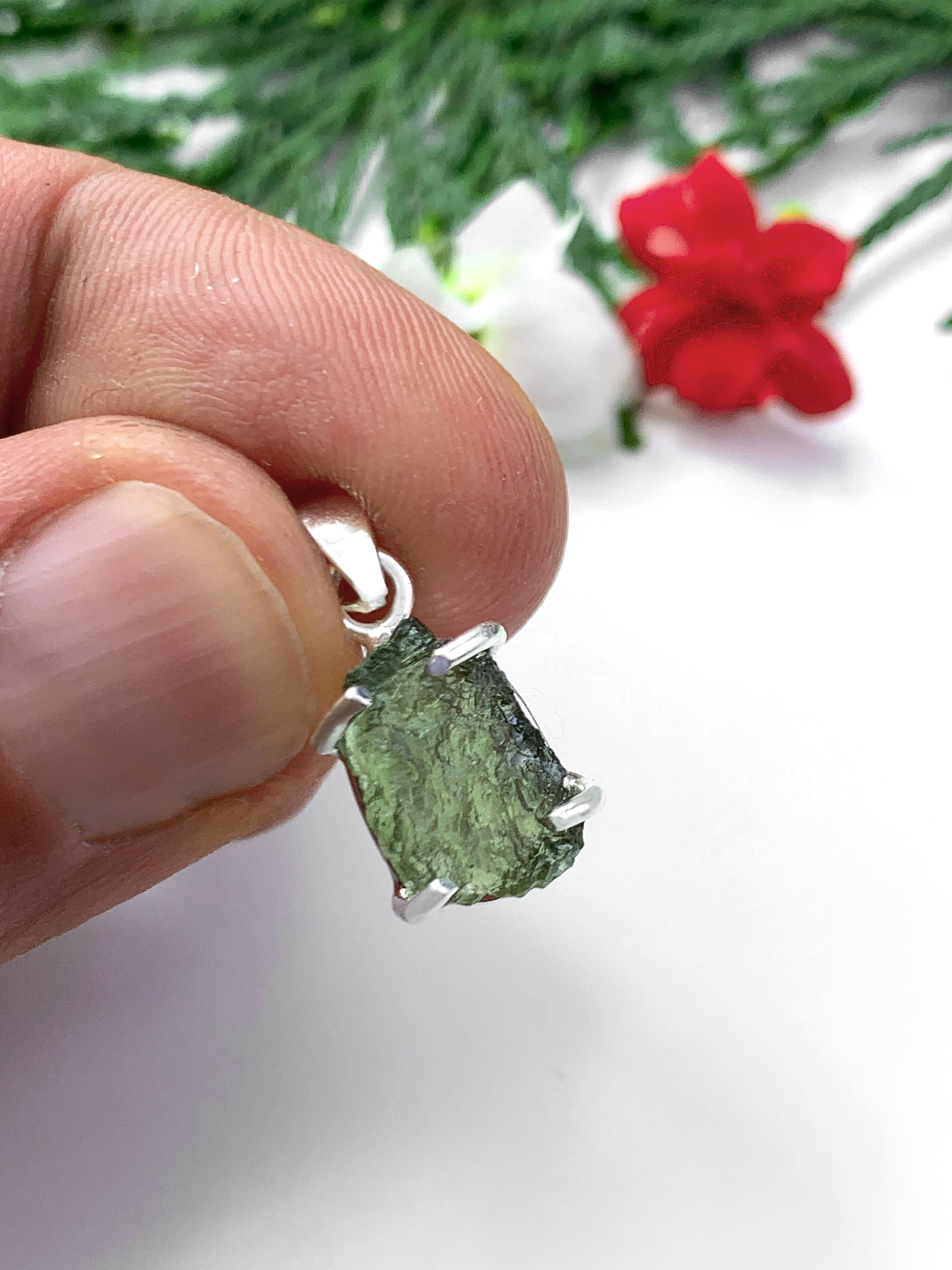 Moldavite Pendant