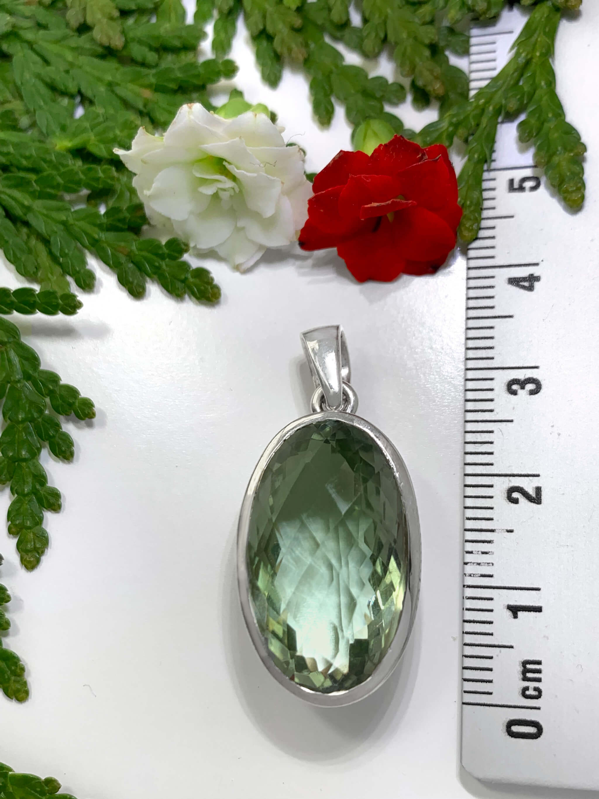 Prasiolith Anhänger 