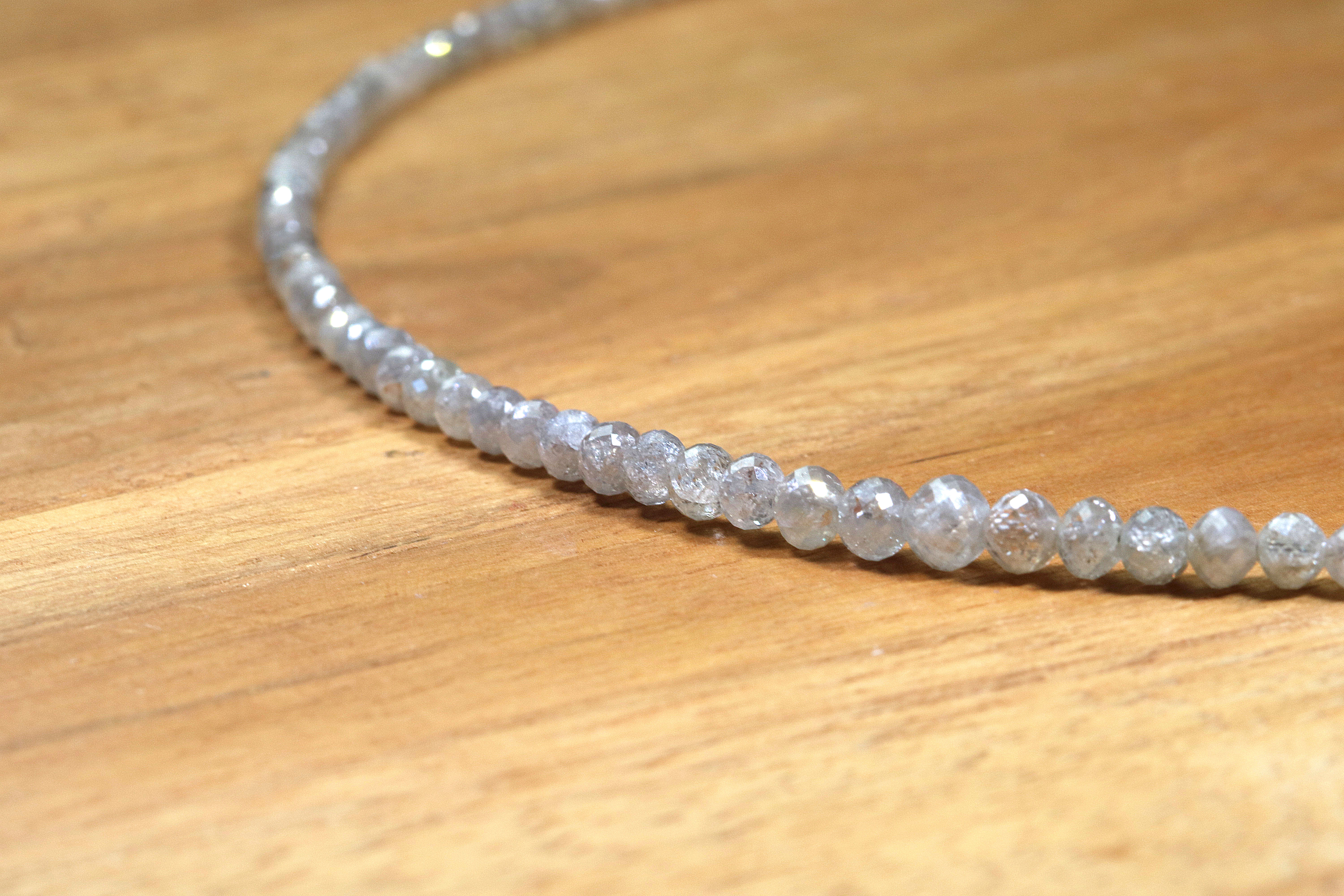 Weiße Diamant Kette - TOP