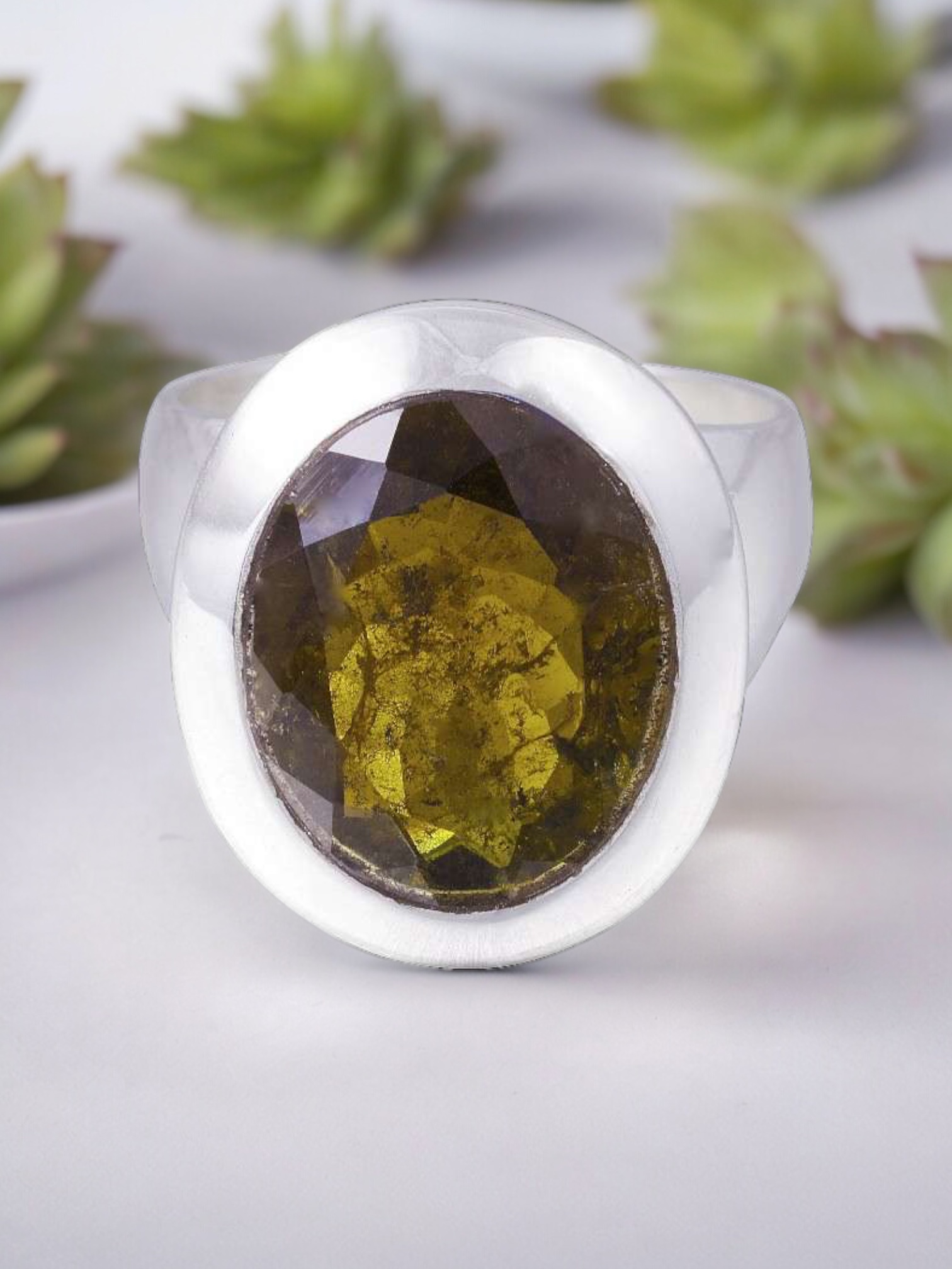 TOP Tourmaline ring  - 58