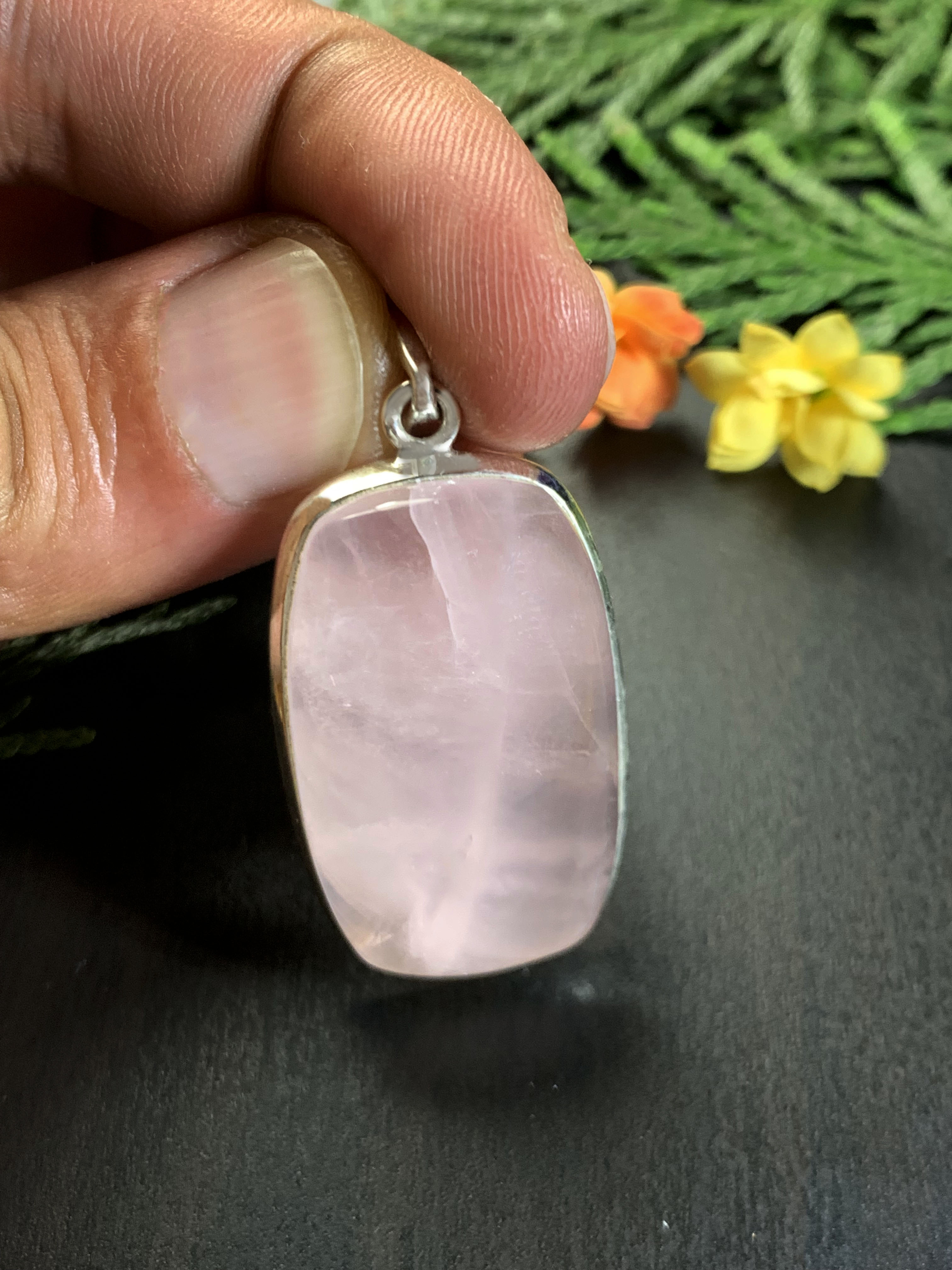 Rose quartz Pendant