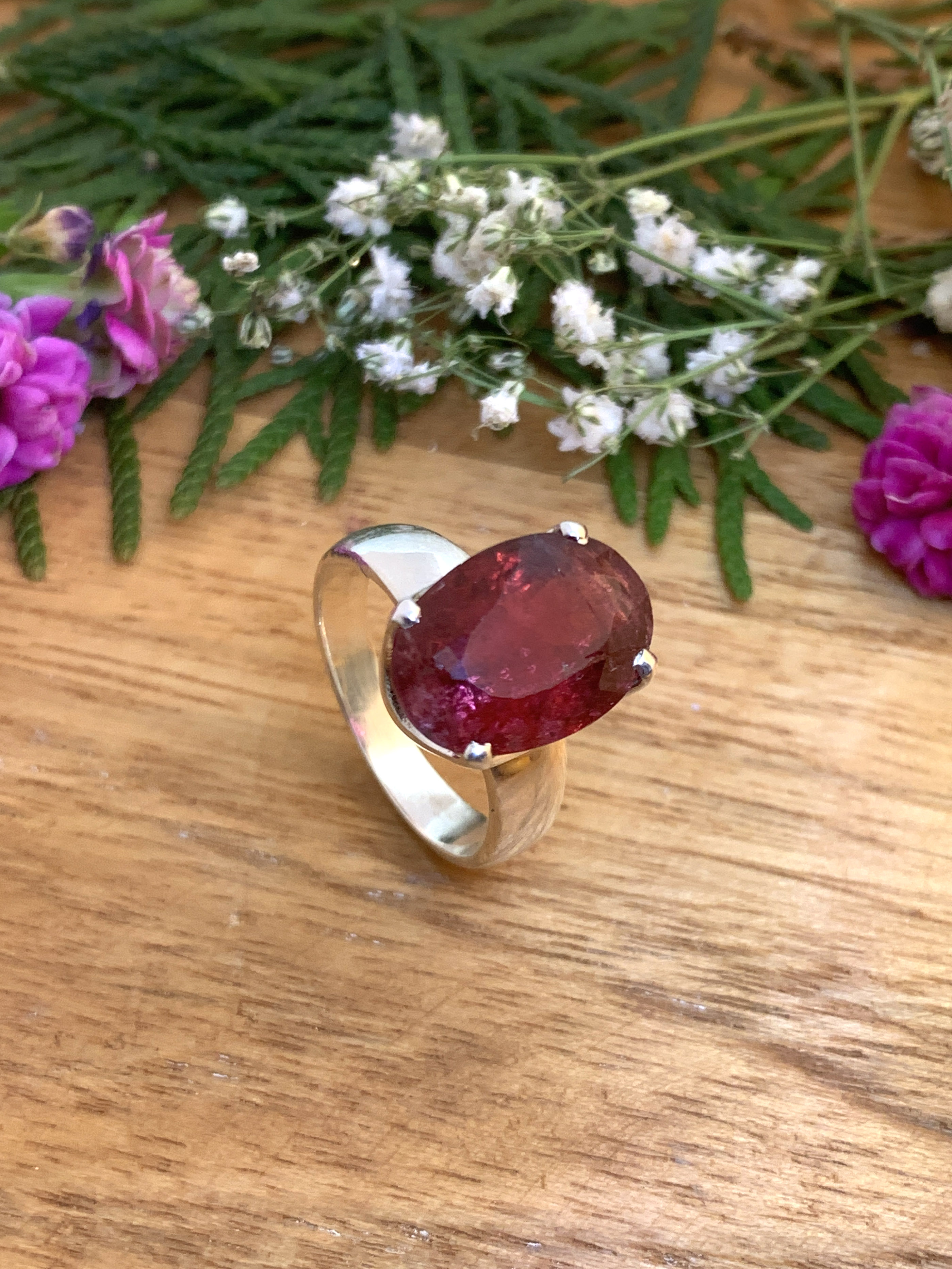 Pink Tourmaline Ring - 59/19