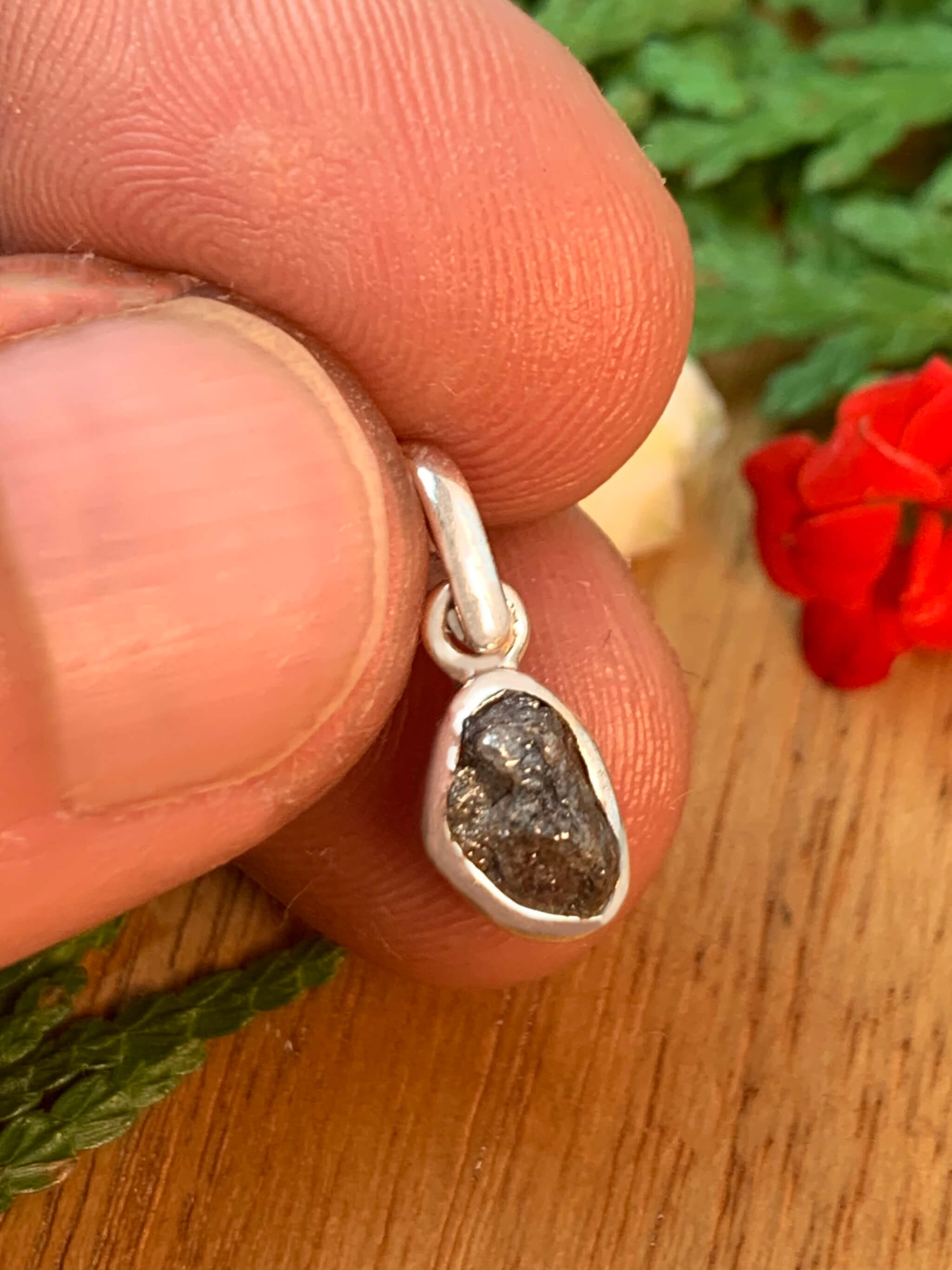 Rohdiamant Anhänger