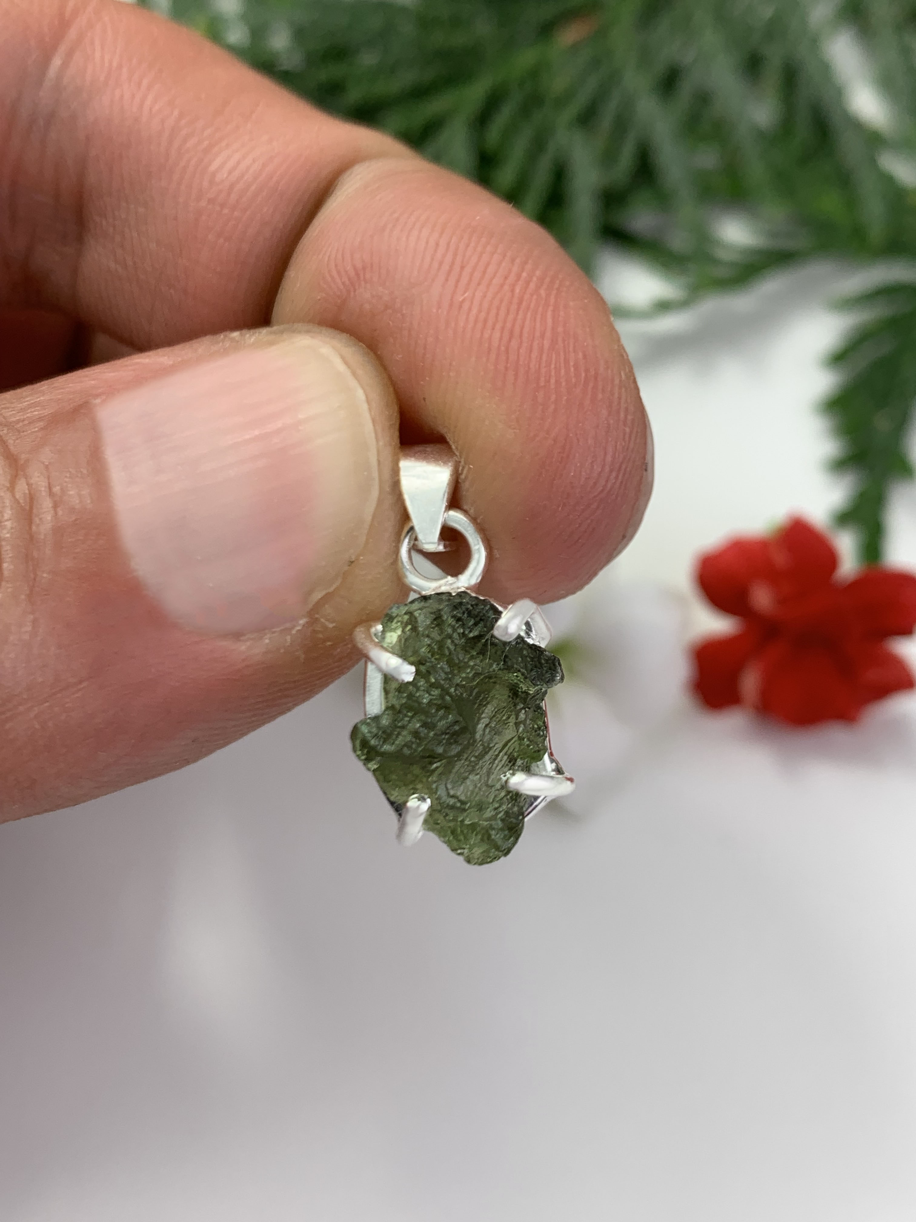 Moldavite Pendant