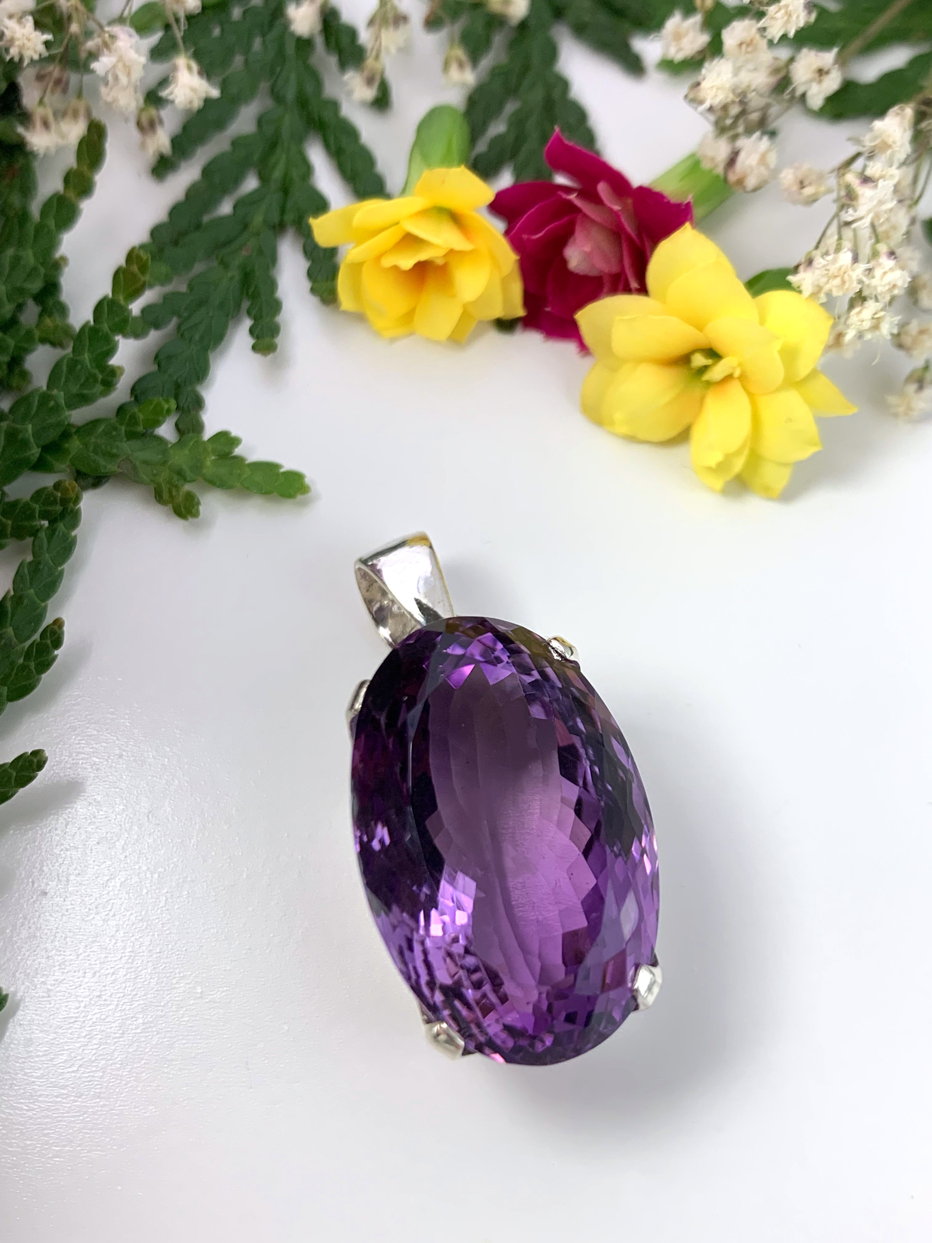 amethyst-anhaenger-amethyst-pendant-ah04419 Amethyst Anhänger TOP Afrika