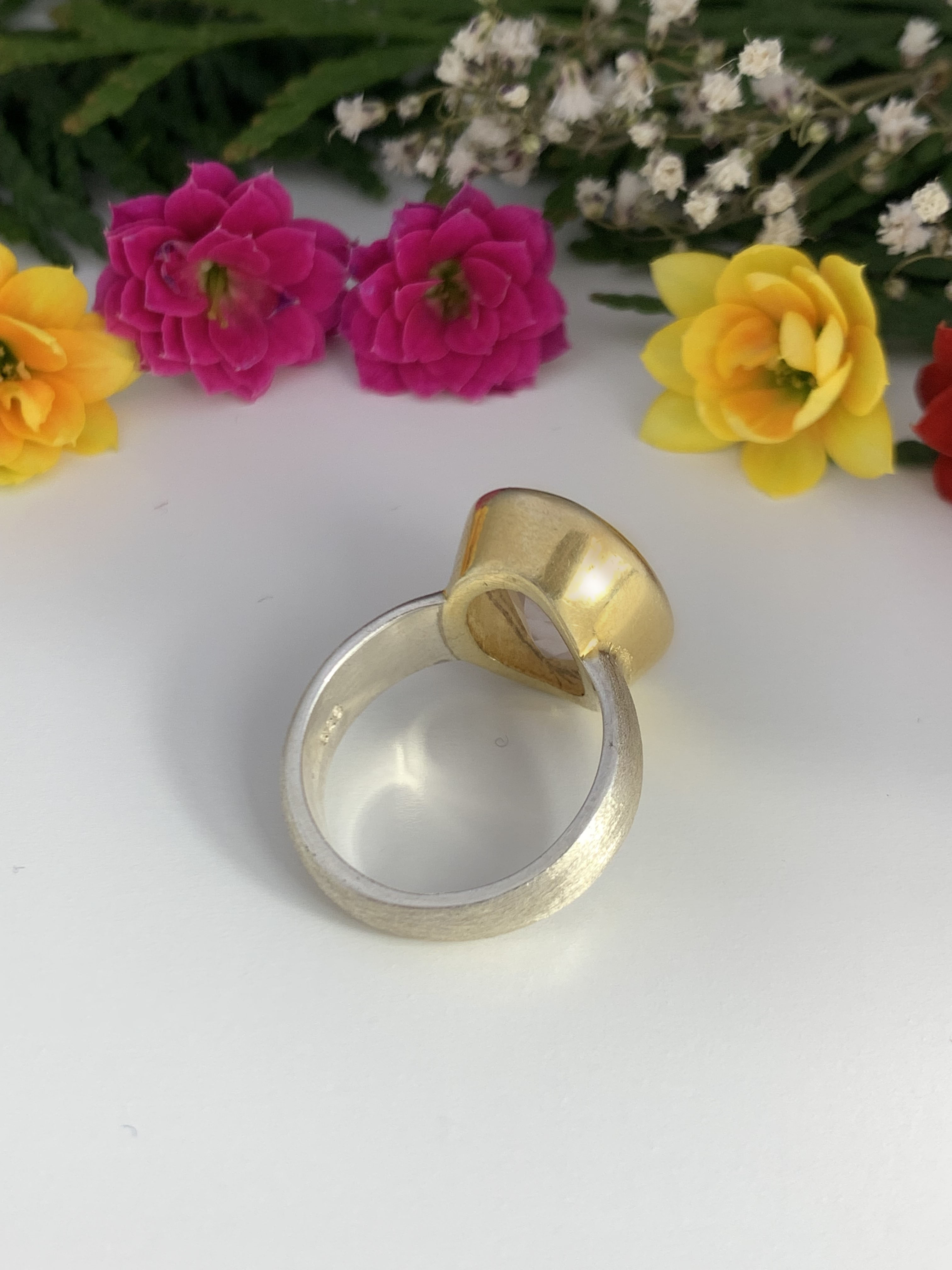 Rose Quartz Ring - TOP