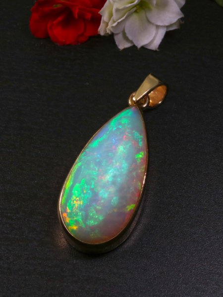 Opal Anhänger - Gold 14k