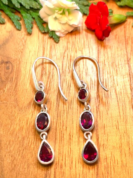 Garnet Earrings