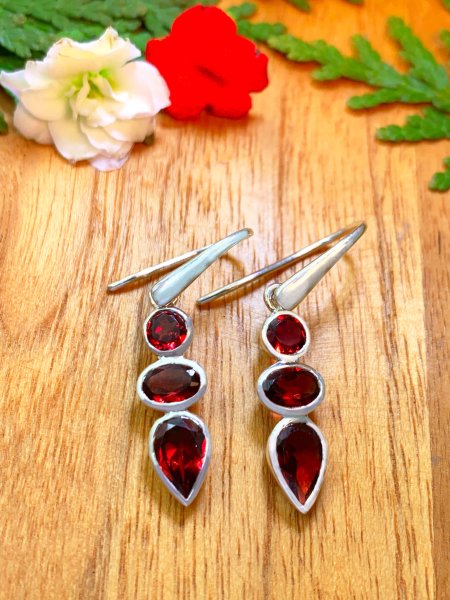 Garnet Earrings