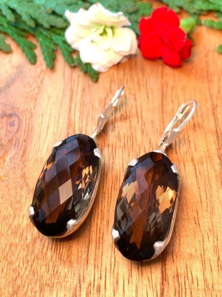 Smoky Quartz Earrings